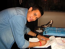 bronson pelletier signing wizard jeans for charity.jpg